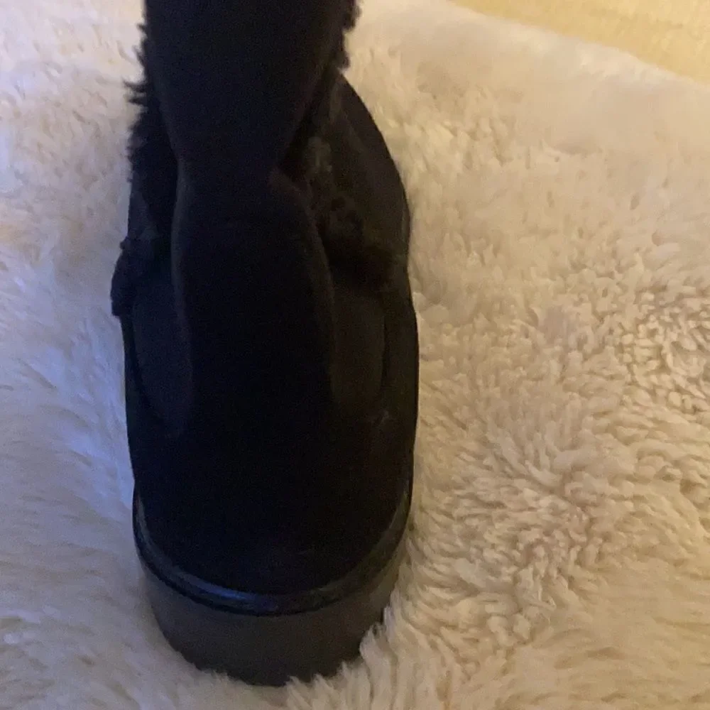 Stuart Weitzman Black Suede Boot